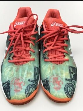 ASICS Gel-Solution 3 L.E. Paris Athletic Tennis Shoes Sneakers